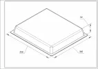 Gorenje Baking Tray for Oven AC017 456x360x54mm 242135 0