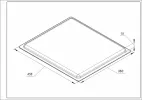 Gorenje 242132 Эмалированный противень AC018 для духовки  0