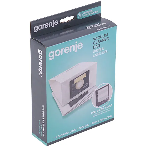 Paper Dust Bag Set + Motor Filter for Vacuum Cleaner Gorenje 570731
