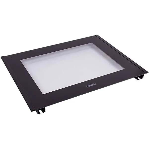 Скло дверей зовнішнє (з кріпленням) для духовки Gorenje 800233 595x460mm