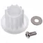 Meat Grinder Drive Coupling Gorenje 725879 (Square Hole) White