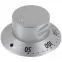 Temperature Control Knob Handle for Oven Stove Gorenje 145746 Silver